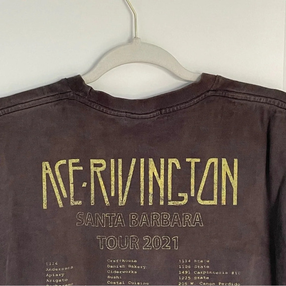 Ace Rivington Brown Graphic Short Sleeve Crewneck T-Shirt - 29292 - Picture 9 of 12